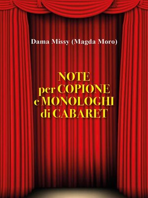 cover image of Note per Copione e Monologhi di Cabaret